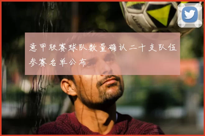 意甲联赛球队数量确认二十支队伍参赛名单公布